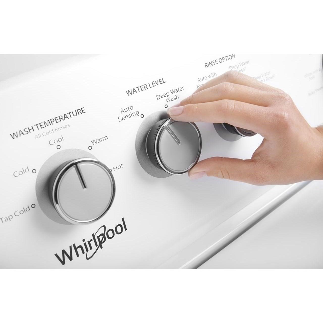 Whirlpool WTW4855HW 3.8 cu. ft. Top Load Washer with Soaking Cycles, 12